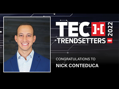 Opteon SVP of Tech Innovation, Nick Conteduca, named 2022 Tech Trendsetter
