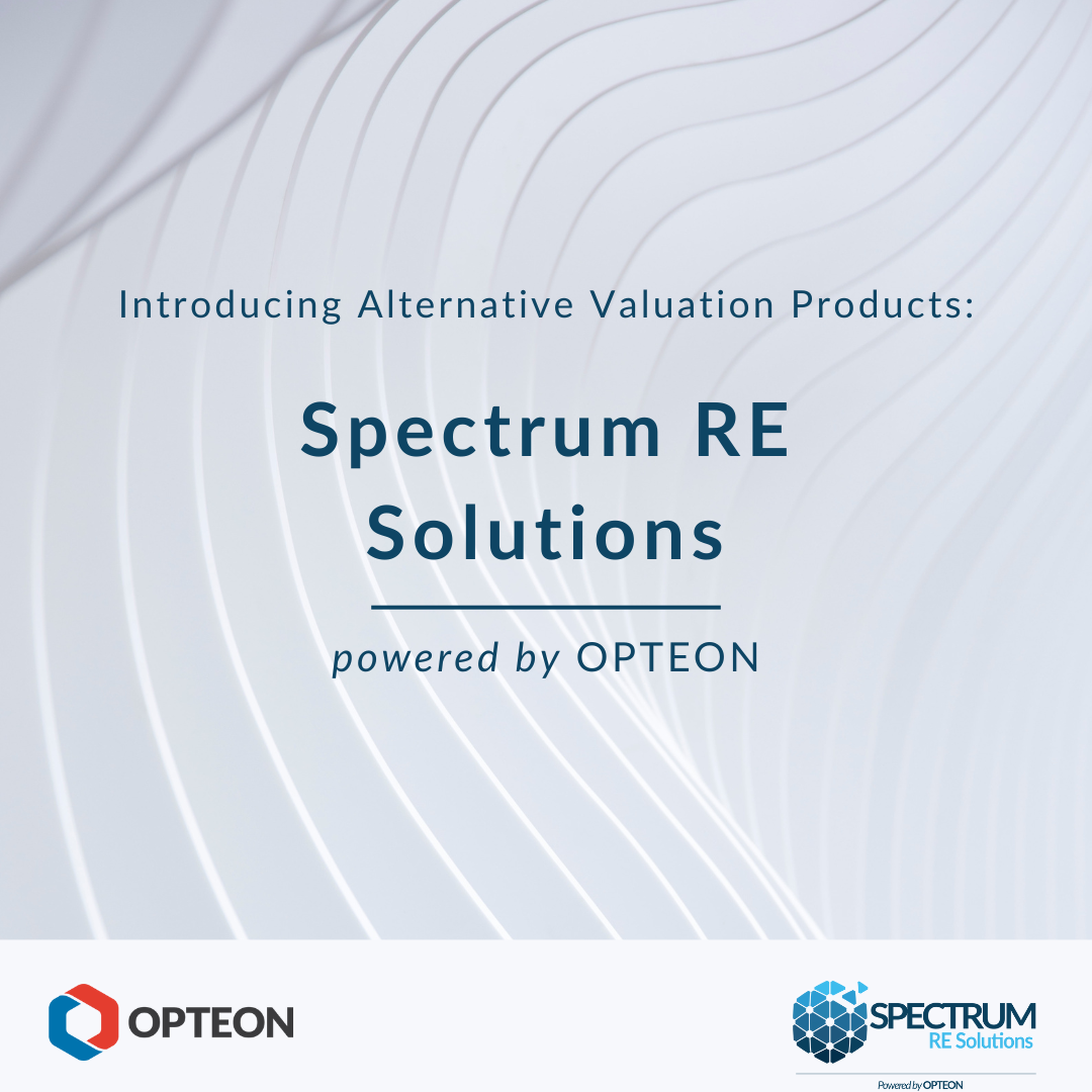 Opteon Introduces Spectrum RE Solutions, Its Alternative Valuation Solutions Division